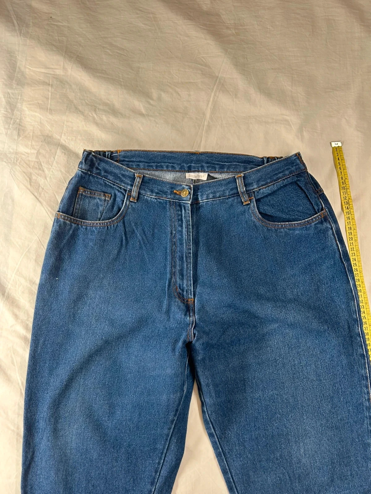 Navy blue straight leg jeans by Blancheporte size 48 – photo 2
